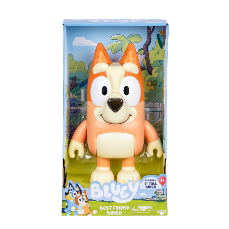Figura Articulada de Bingo 23 Cm La Mejor Amiga Bluey Azul
