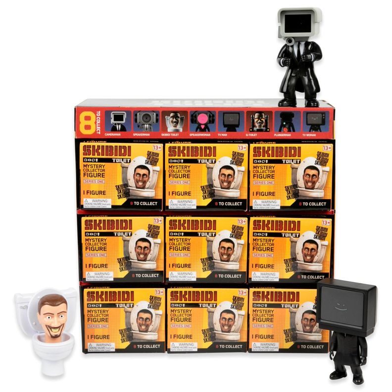 Figuras Misteriosas de Coleccion Skibidi Toilet Negro