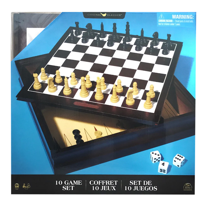 Set 10 Juegos De Mesa Familiar Games Negro