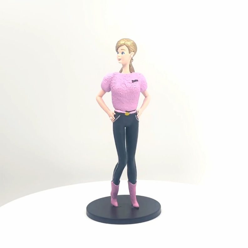 Barbie de Coleccion Fashion Jeans Ano1982 Morado