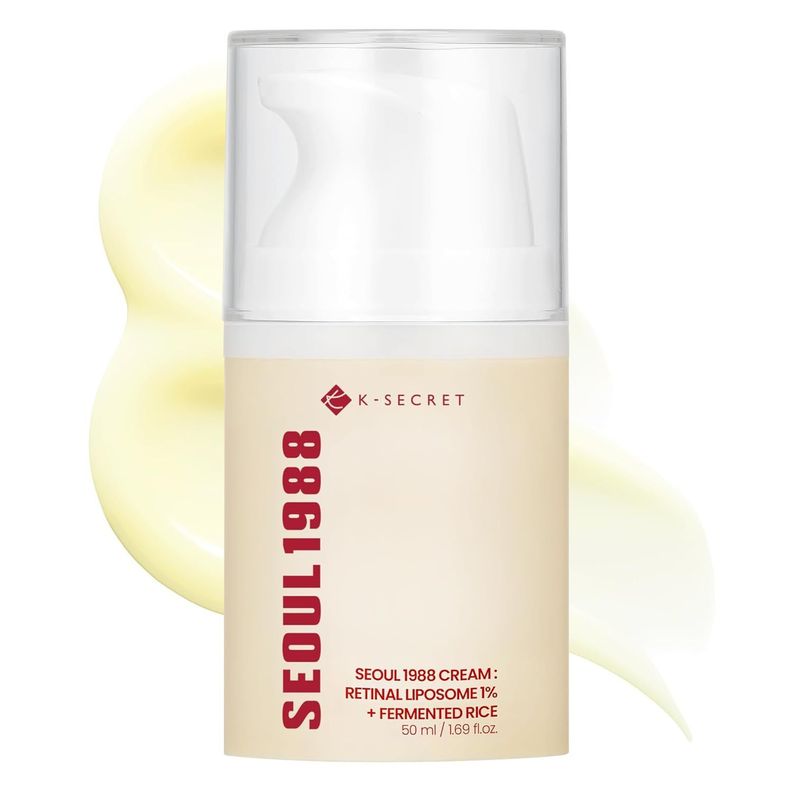 Seoul 1988 Cream Retinal Liposome 1 Fermented Rice K Secret 50ml Crema antiedad iluminador Natural