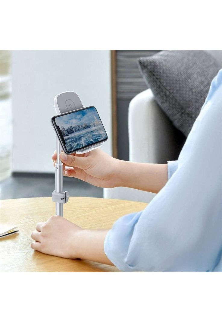 Soporte De Telefono / Tablet Cargador Inalambrico Baseus-4
