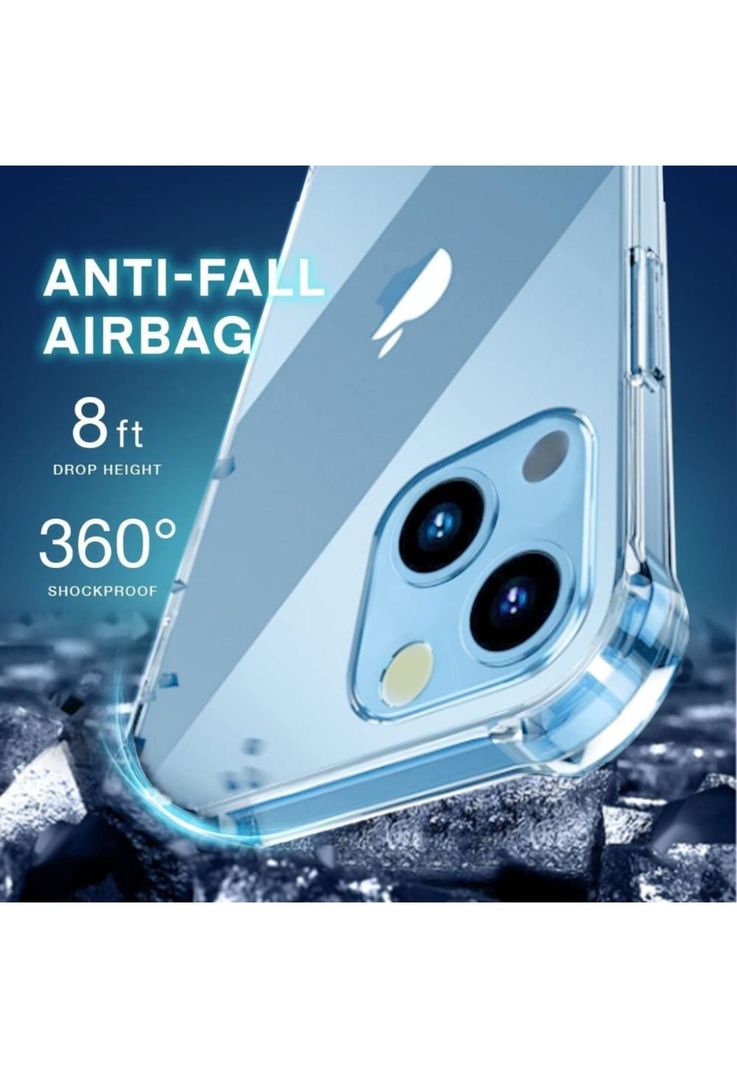 Carcasa Para iPhone 14 Transparente Reforzada Antigolpes-1