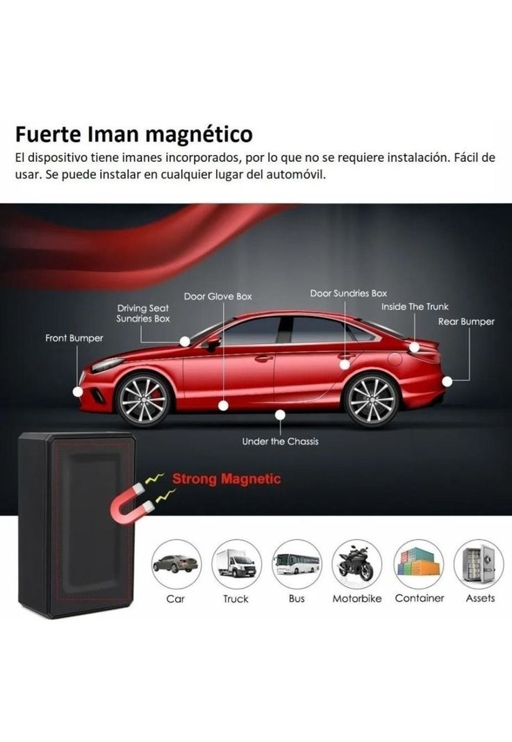 Gps Tracker Tk108 B Portatil Magnetico Corta Corriente Coban-1