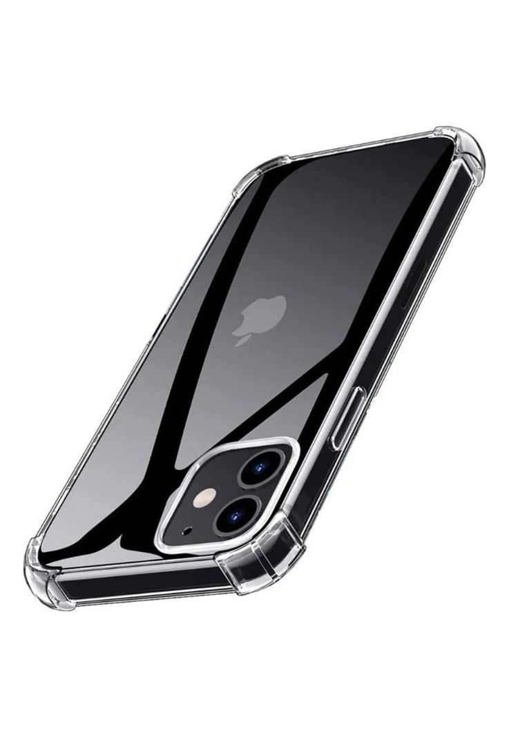 Carcasa Transparente Para iPhone 12 Mini Reforzada-0