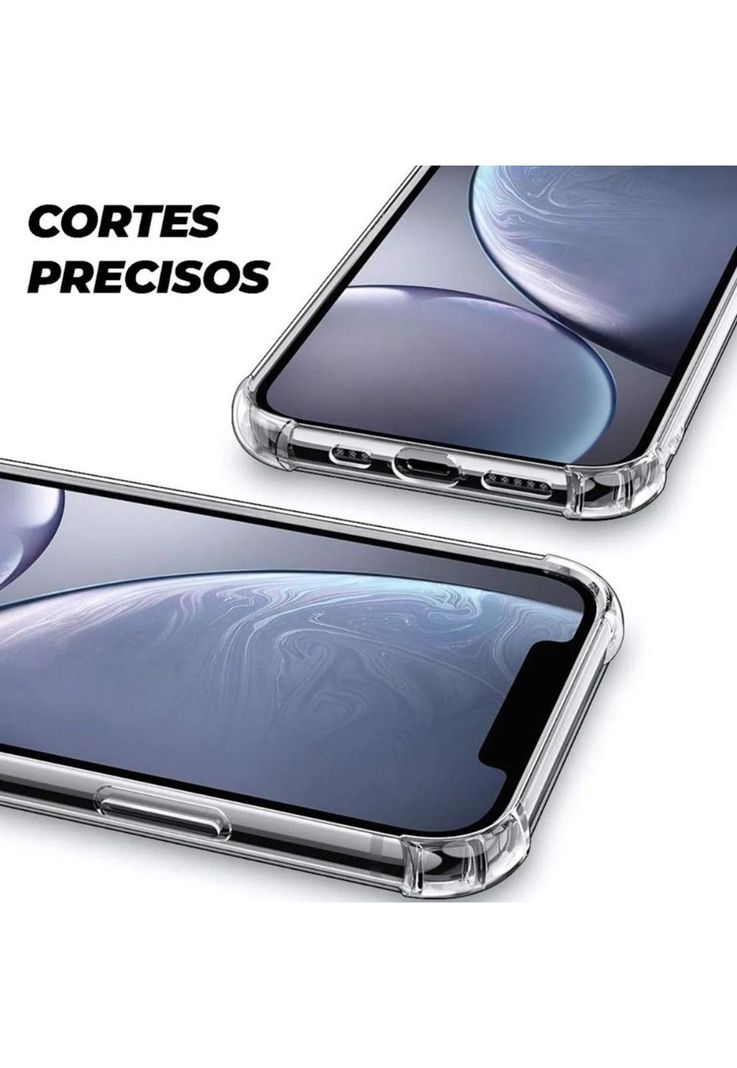 Carcasa Transparente Para iPhone 12 Mini Reforzada-3