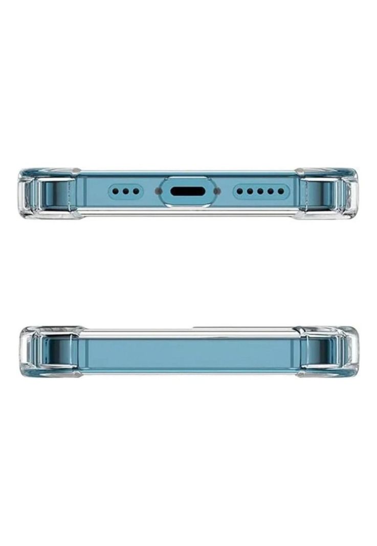 Carcasa Transparente Para iPhone 12 Mini Reforzada-4