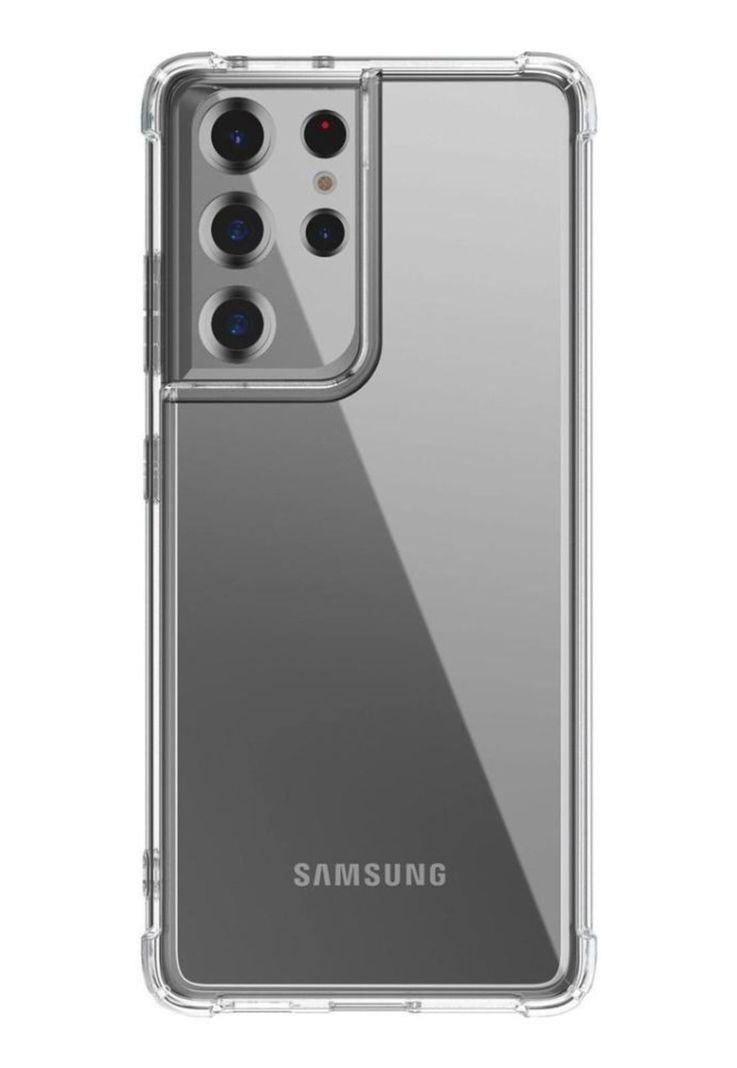 Carcasa Para Samsung S21 Ultra Transparente Reforzada-0