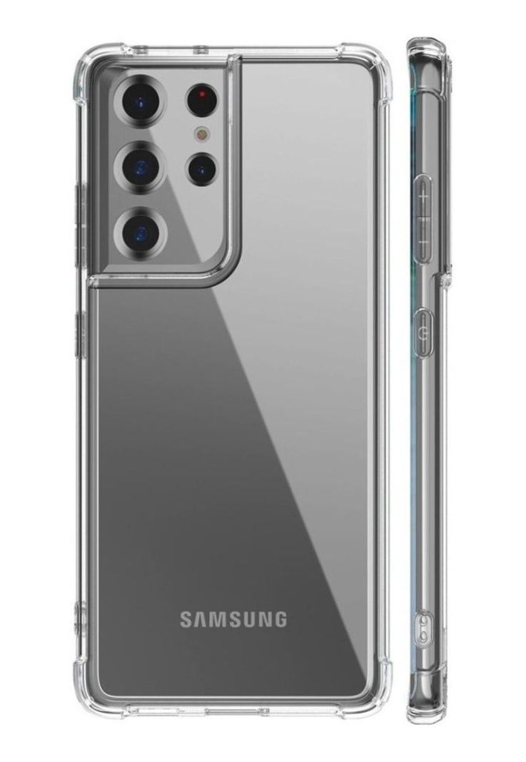 Carcasa Para Samsung S21 Ultra Transparente Reforzada-1