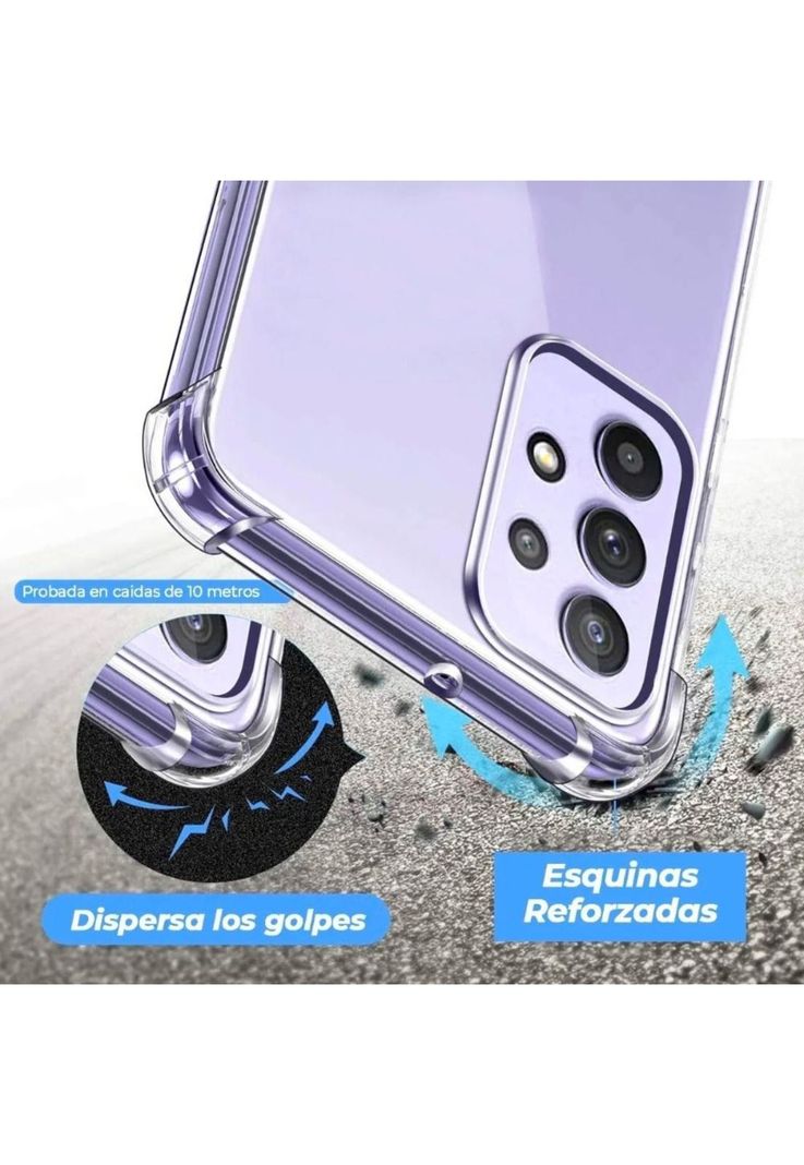 Carcasa Para Samsung A72 5g Transparente Antigolpes Cofolk-5