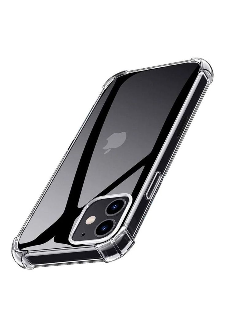 Carcasa Para iPhone 12 / 12 Pro Transparente Reforzada-0