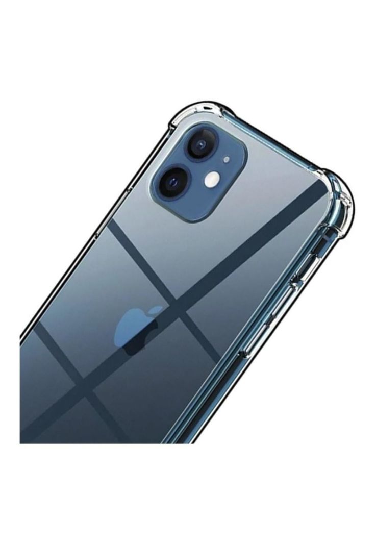 Carcasa Para iPhone 12 / 12 Pro Transparente Reforzada-1