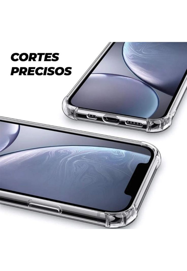 Carcasa Para iPhone 12 / 12 Pro Transparente Reforzada-2