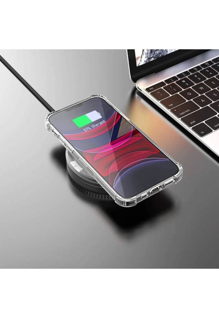 Carcasa Para iPhone 12 / 12 Pro Transparente Reforzada-6