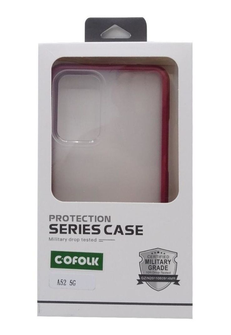 Carcasa Para Samsung A52 5g Break Color Clear Cofolk-6