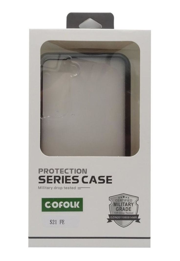 Carcasa Para Samsung S21 Fe 5g Break Color Clear Cofolk-6