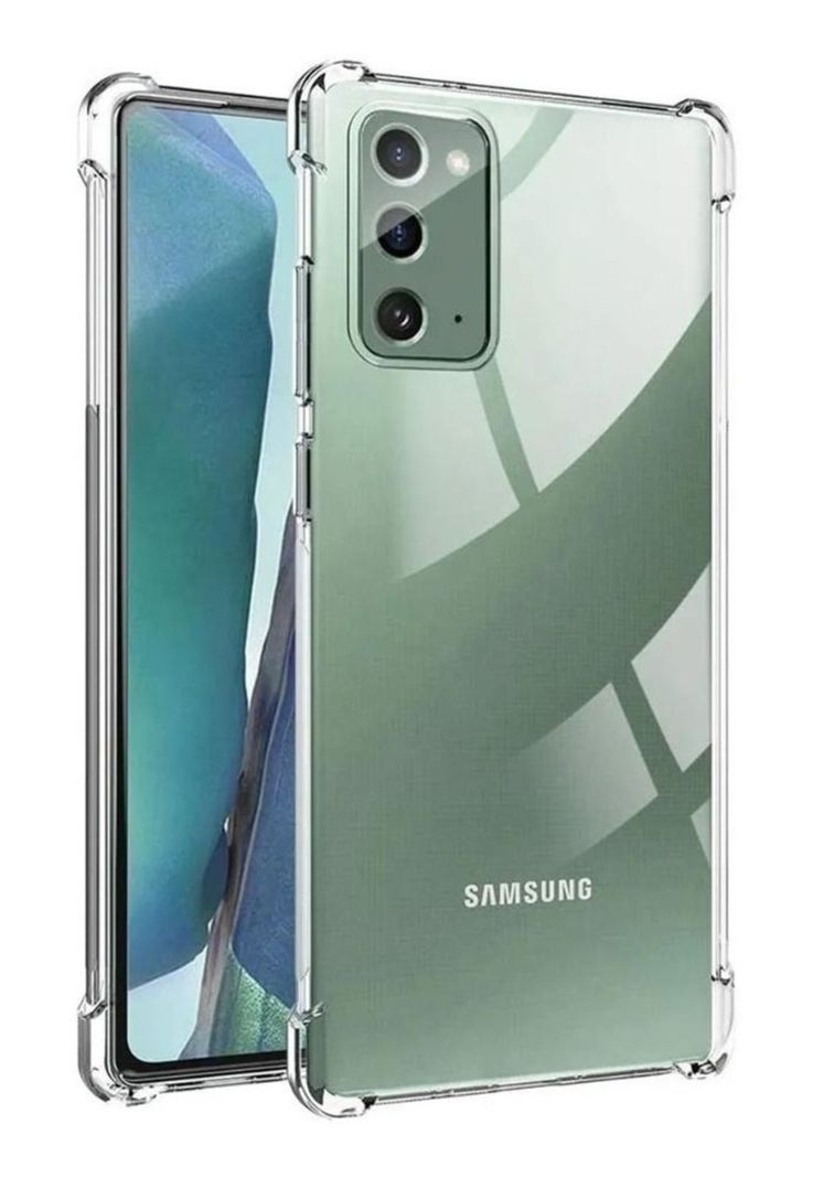 Carcasa Para Samsung Note 20 Transparente Reforzada-0