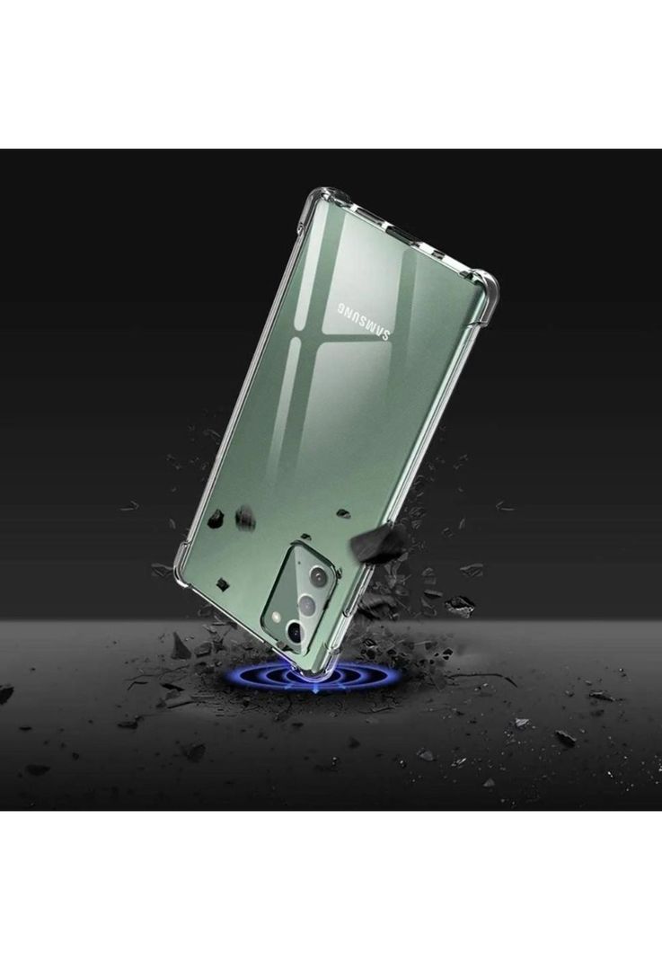 Carcasa Para Samsung Note 20 Transparente Reforzada-1