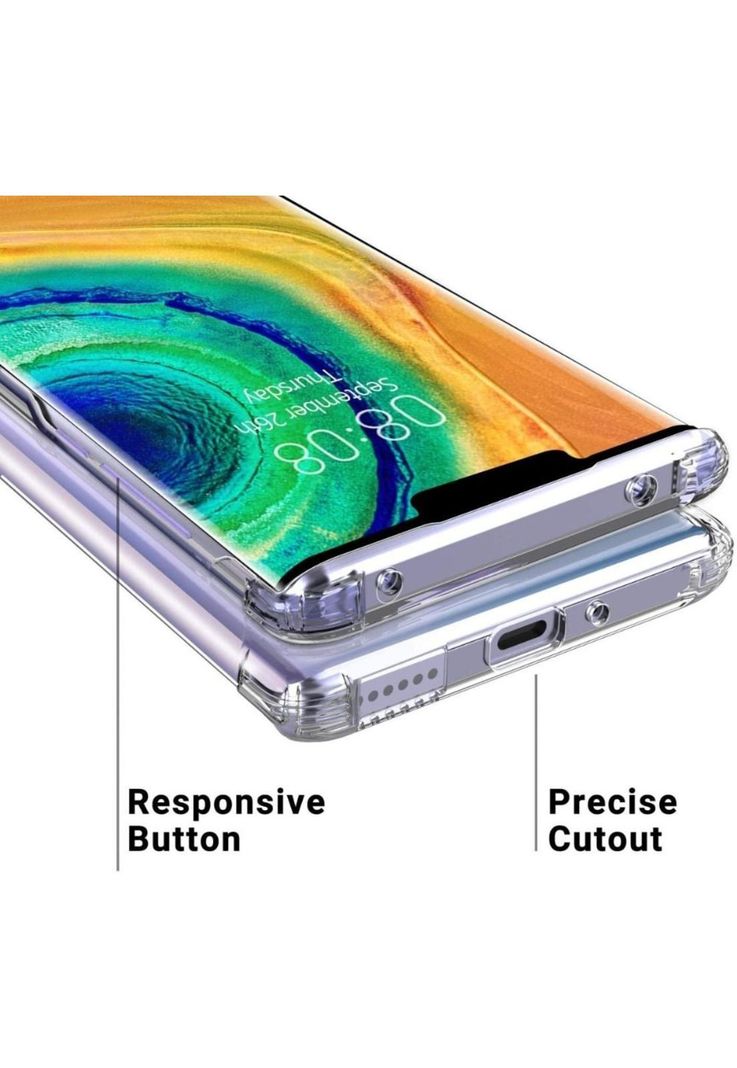 Carcasa Para Huawei Mate 30 Pro Transparente Tecnostrike-3