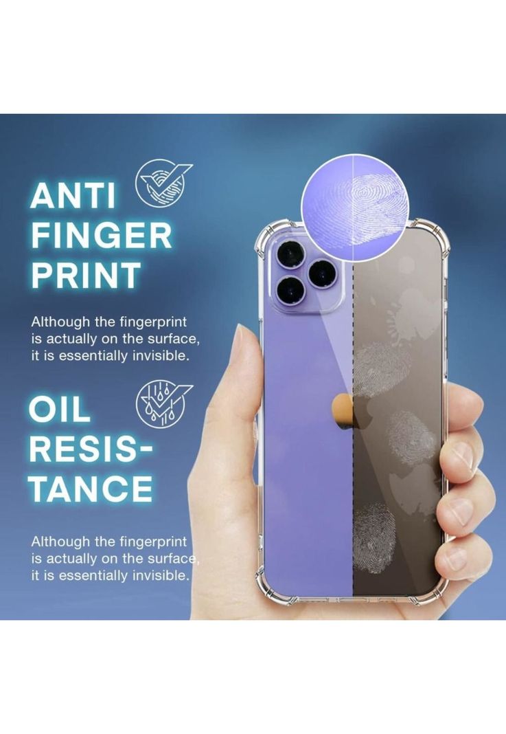 Carcasa Para iPhone 14 Pro Max Transparente Reforzada-6