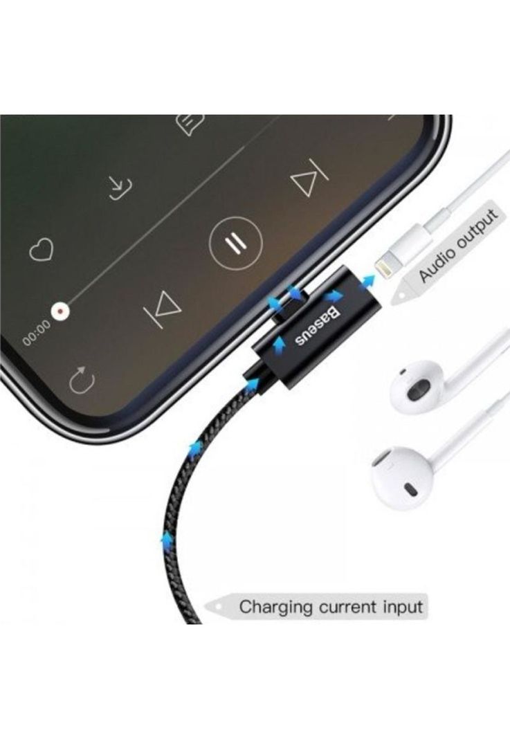 Cable De Carga Para iPhone Nomfi Con Adaptador De Audio-5