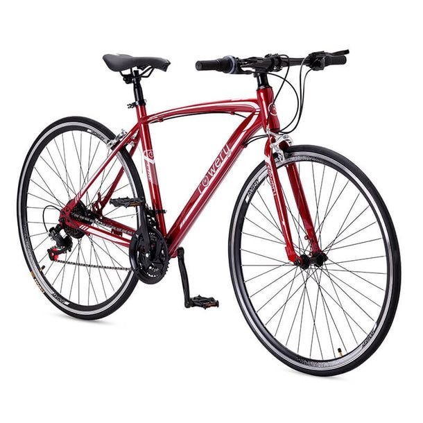 Bicicleta Fixie Urbana Ares 21 Cambios Acero Rojo-0