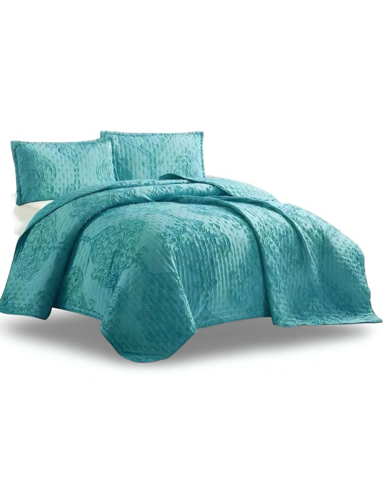 CUBRECAMA QUILT TUFTING DE LUJO SUAVE 2 PLAZAS