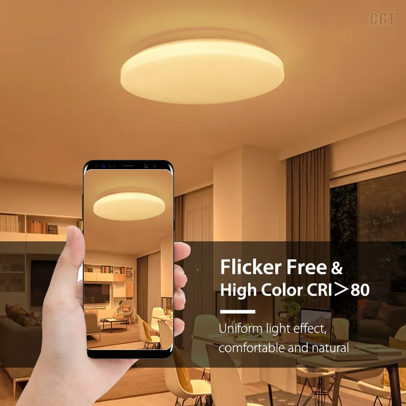 Plafon Celda Led Wifi RGB C36 Vhome Sobrepuesto 36W Compatible Con Alexa y Google Home-5