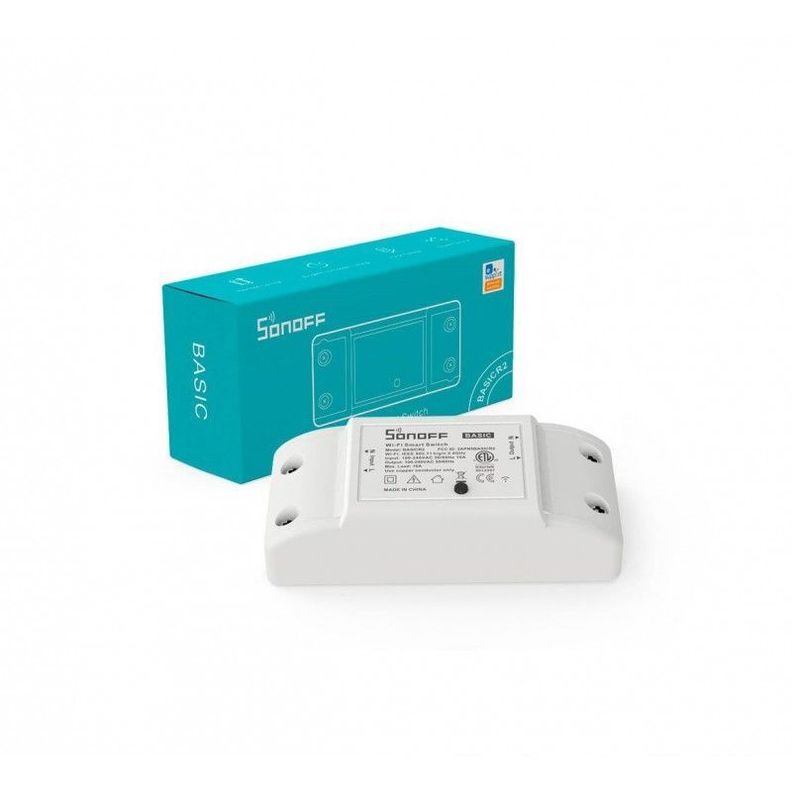 Interruptor Sonoff Basic R2 Inteligente WiFi Compatible Con Alexa y Google Home-0