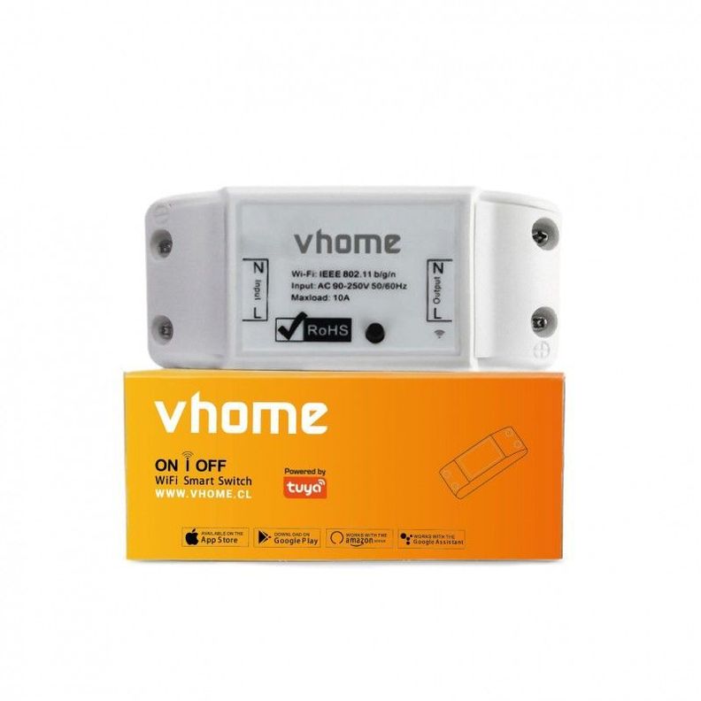 Interruptor WiFi Basic Vhome Smart Life Compatible Con Alexa y Google Assistant-0