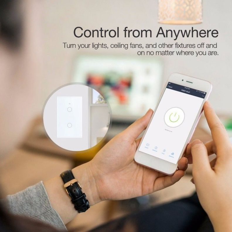 Interruptor WiFi Basic Vhome Smart Life Compatible Con Alexa y Google Assistant-3