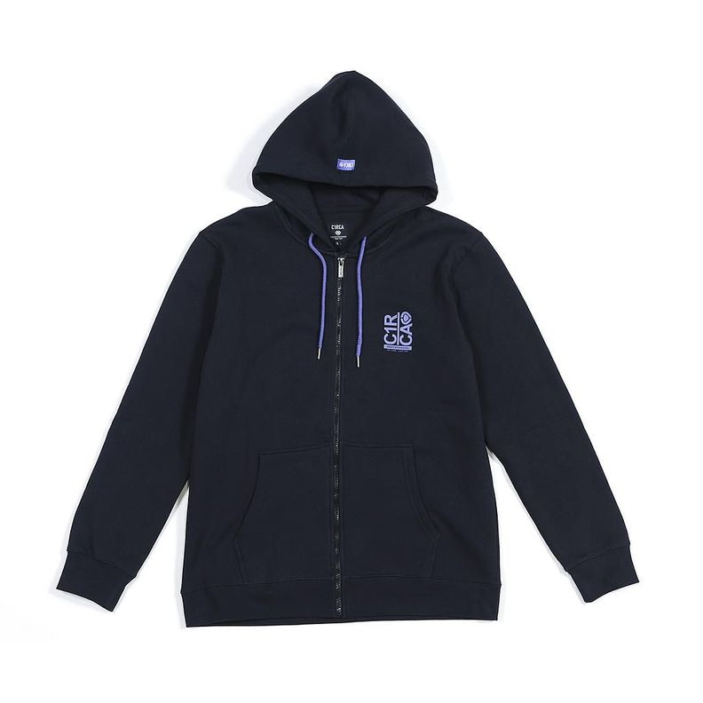 BREAK UP ZIP - BLACK - OVERSIZE-0