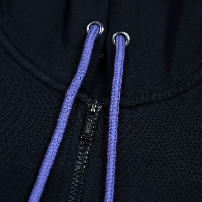 BREAK UP ZIP - BLACK - OVERSIZE-3