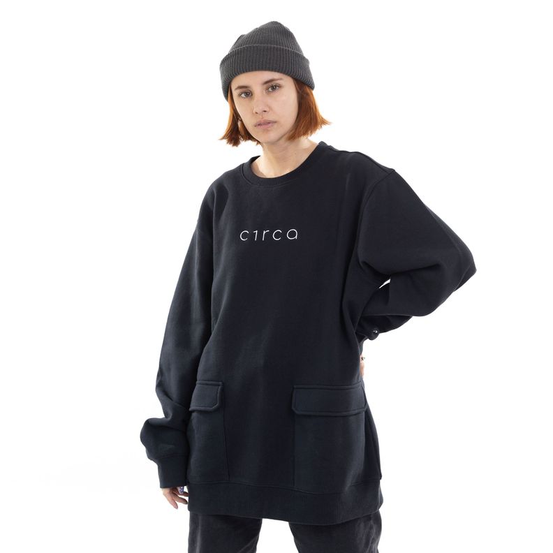 LOWER CREW - BLACK - OVERSIZE-1