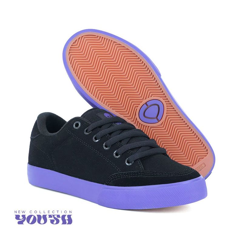 AL50 YOUTH - BLACK/PURPLE-1