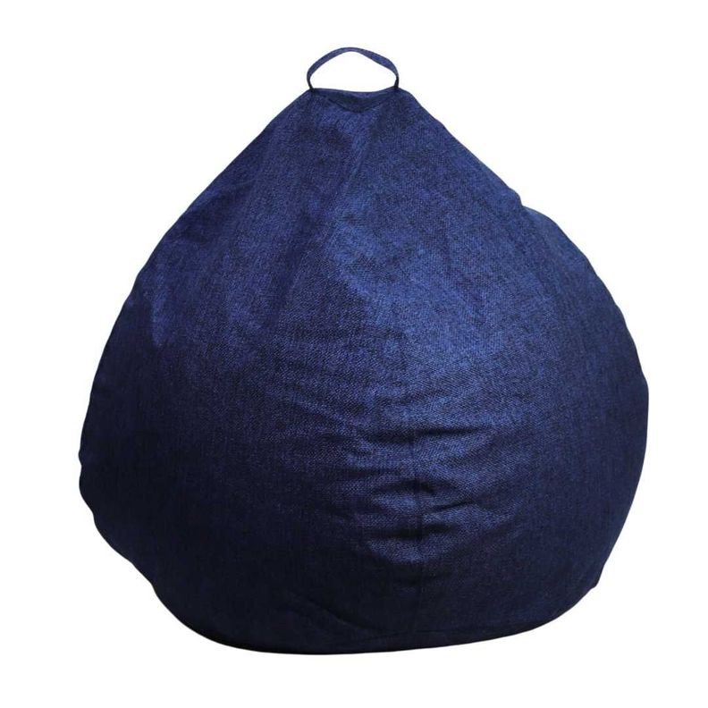 Pouf Pera Infantil Azul Omega 60x50x50-0