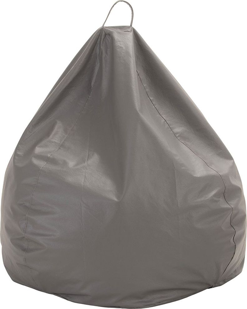 Pouf Pera Gris Eco Cuero 100x80x80 cm Máxima Desig-0