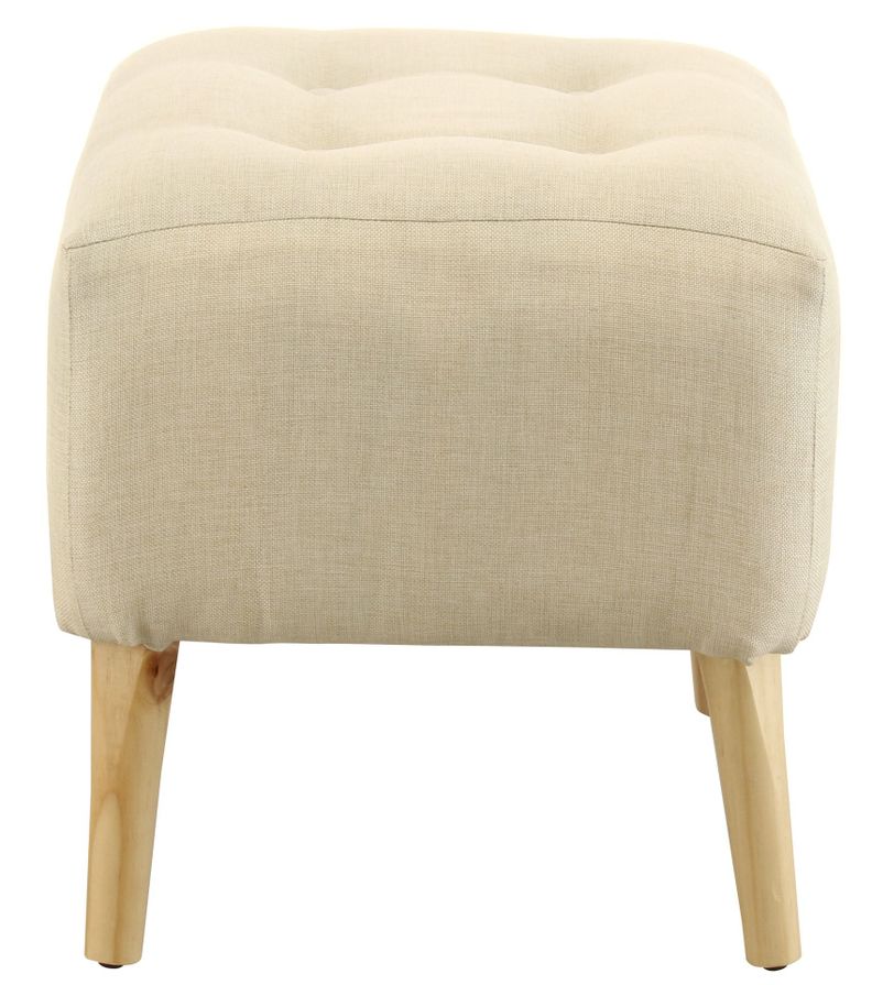 Pouf Alemania Blanco Altea 42x42x43 cm Máxima Design-0