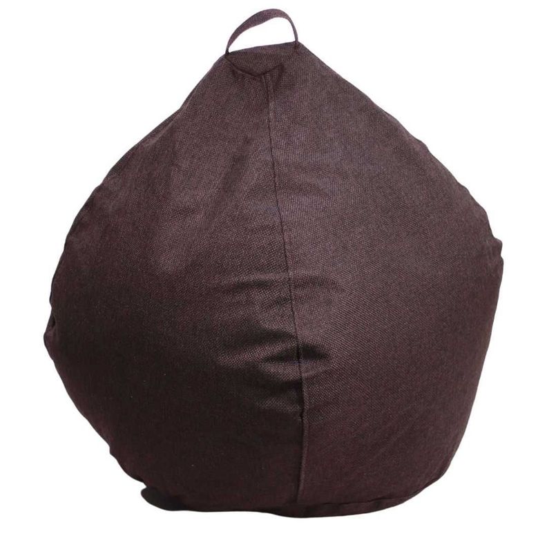 Funda Pouf Pera Infantil Cafe Moro Omega 60x50x50 Cafe Oscuro