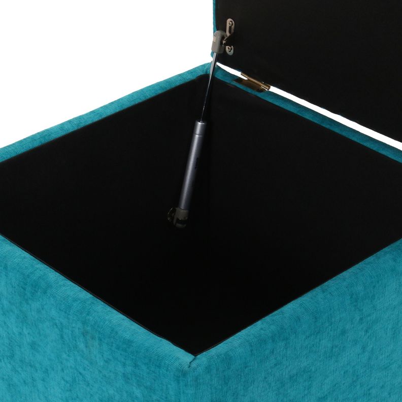 Pouf Baúl Rucato Turquesa Altea 46x46x50 cm Máxima Design-3