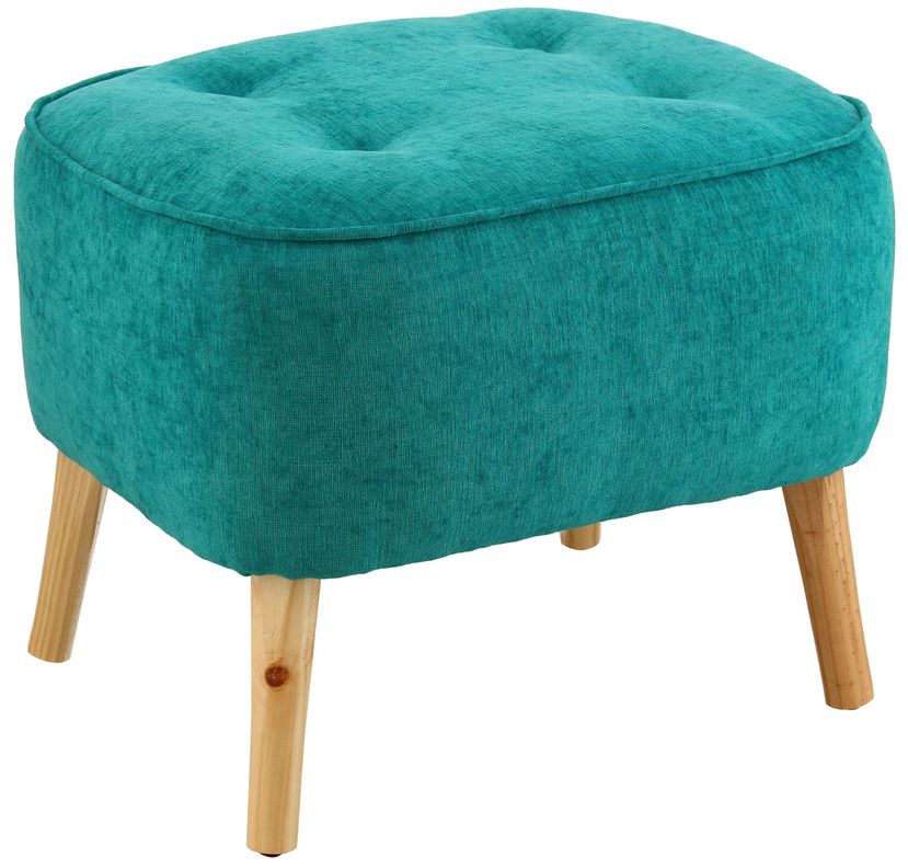 Pouf Máxima Turquesa Altea 55x45x45 cm Máxima Design-1