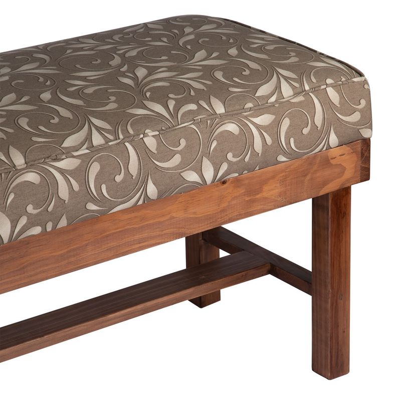 Banqueta Carla Estampado Café 50x40x120 cm Máxima Design-2