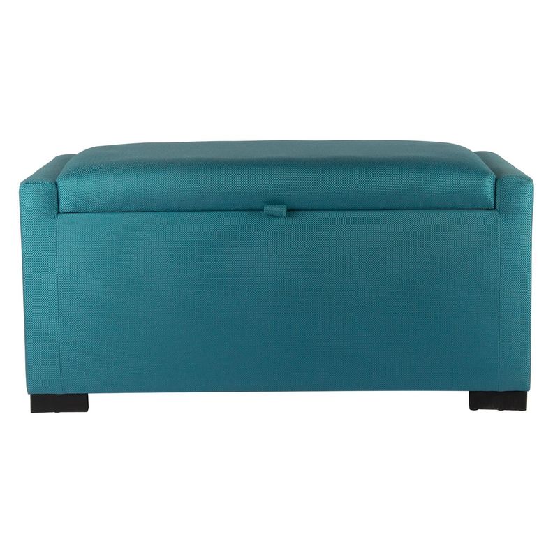 Banqueta con Baúl Leyzy Turquesa Omega 40X55X105 cm Máxima Design-0