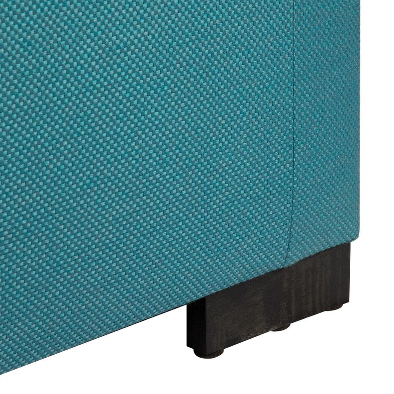 Banqueta con Baúl Leyzy Turquesa Omega 40X55X105 cm Máxima Design-4