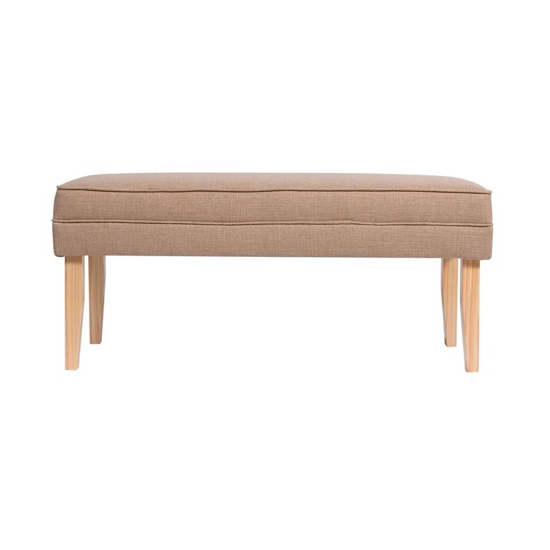 Banqueta Style Beige Delta 100x40x40 cm Máxima Design-0