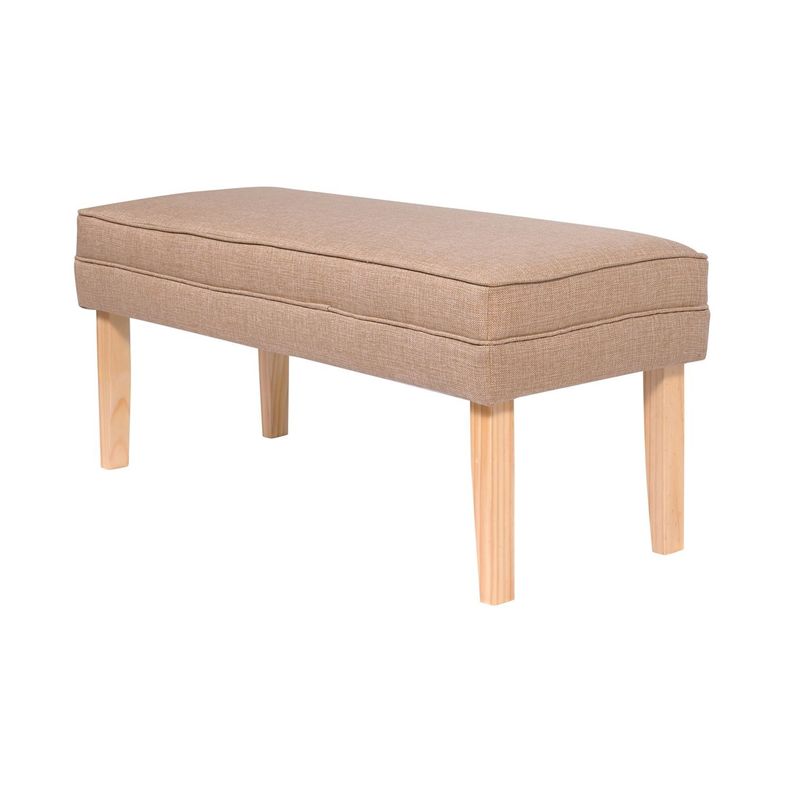 Banqueta Style Beige Delta 100x40x40 cm Máxima Design-1