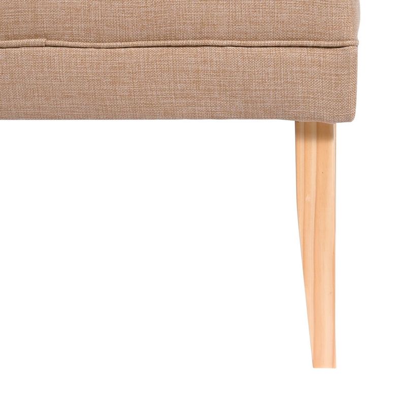 Banqueta Style Beige Delta 100x40x40 cm Máxima Design-4