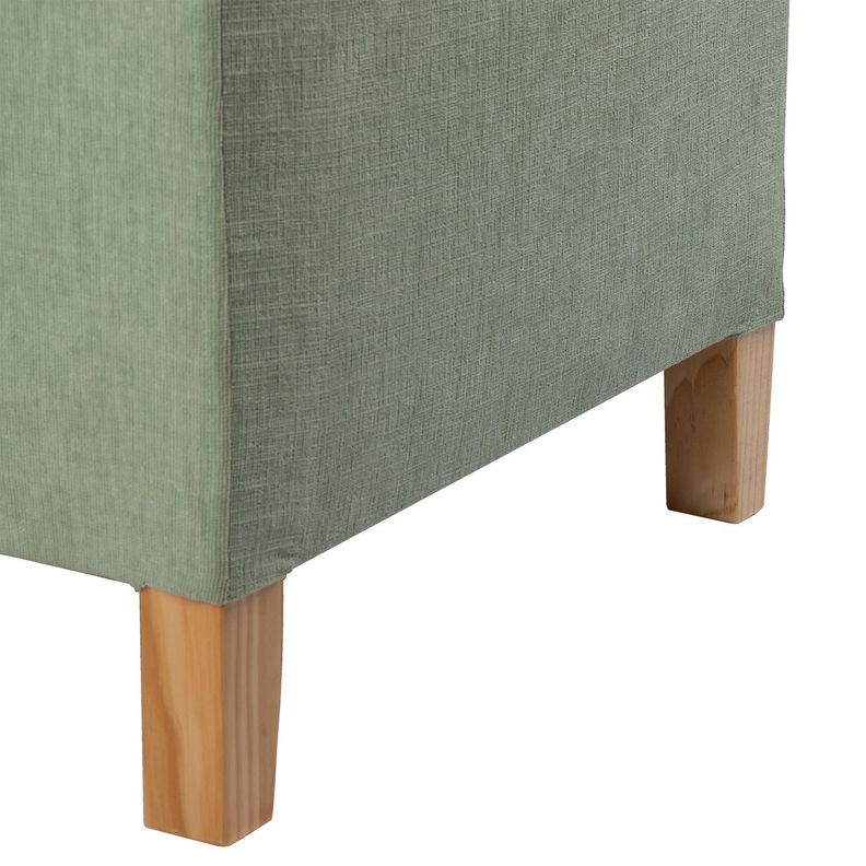 Pouf Baúl Rucato Verde-Claro Altea 46x46x50 cm Máxima Design-4
