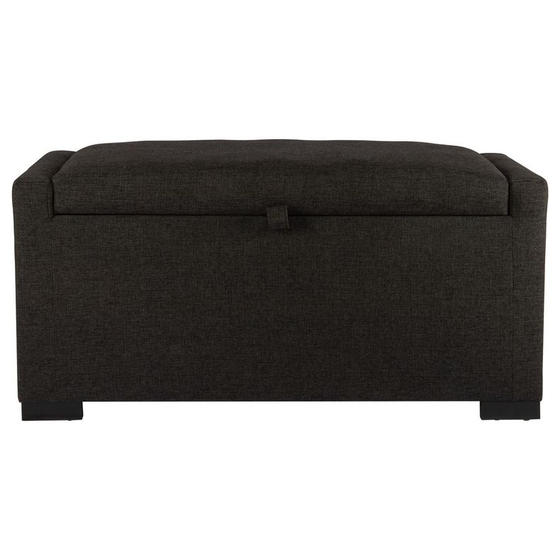 Banqueta con Baul Leyzy Grafito Delta 40X55X105 cm Maxima Design