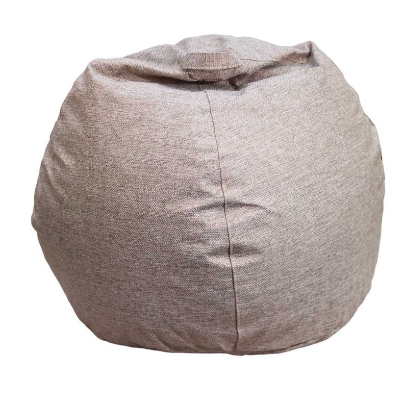 Funda Pouf Pera Gris Beige Omega 100x120x120-0
